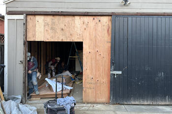 Garage conversion in San Jose 500 sq ft. ADU