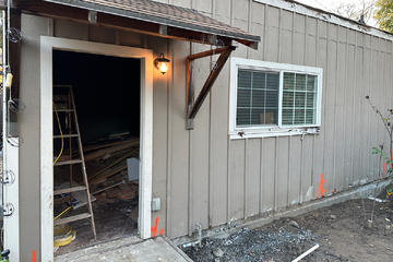 Garage conversion in San Jose 500 sq ft. ADU