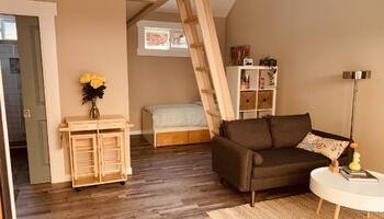 One more garage has become living space